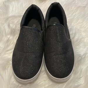 Sparkly black sneakers size 9